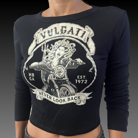 Womens Medusa Baby Doll Long Sleeve