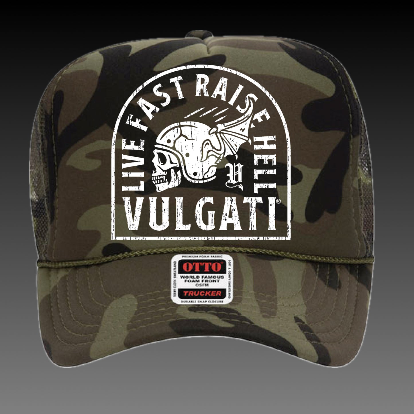 Soaring Skull Trucker Hat