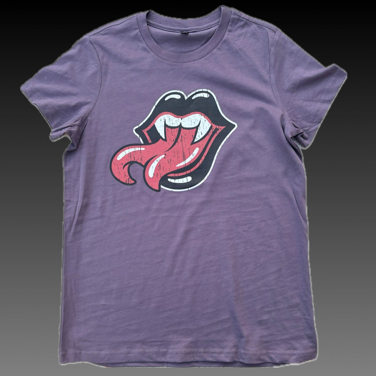Camiseta de labios letales para mujer