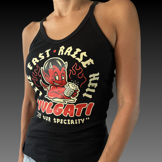 Vulgati®️Womens Live Fast. Raise Hell Tank