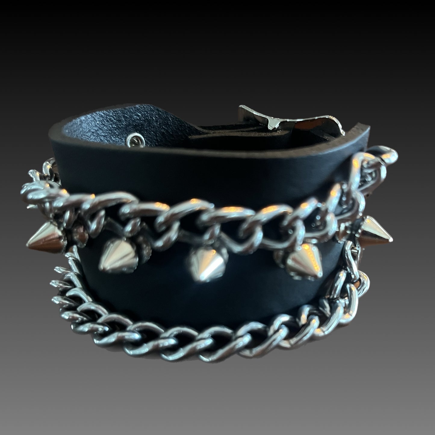 Chain Gang Spiked Cuff