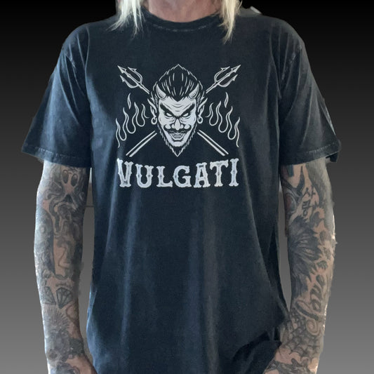 Mens Burnin Stone Washed Tee