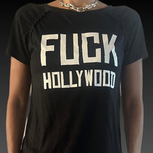 Vulgati®️Womens Fuck Hollywood 라글란 티셔츠