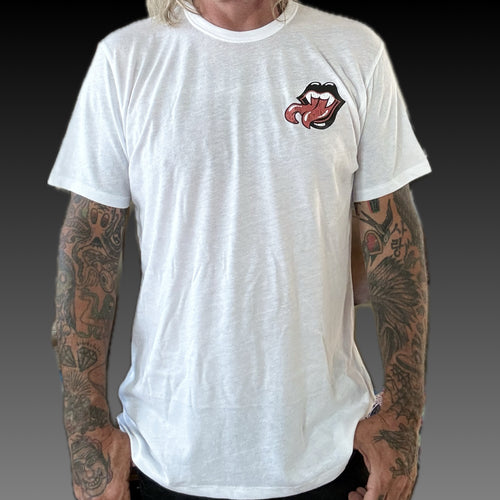 Camiseta ligera con estampado trasero Lethal Lips para hombre