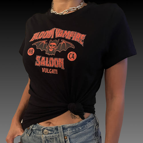 Camiseta de salón vampiro para mujer 