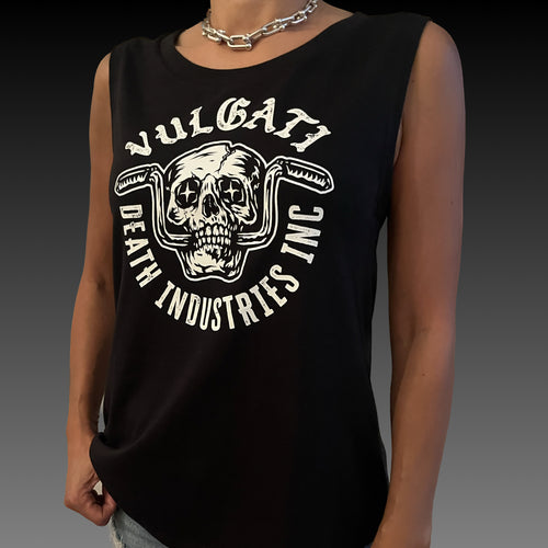 Vulgati®️Camiseta sin mangas RoadKill para mujer