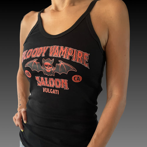 Womens Bloody Vampire Saloon Tank