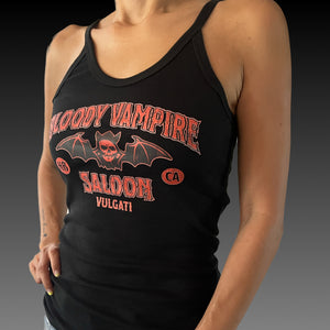 Camiseta sin mangas para mujer Bloody Vampire Saloon