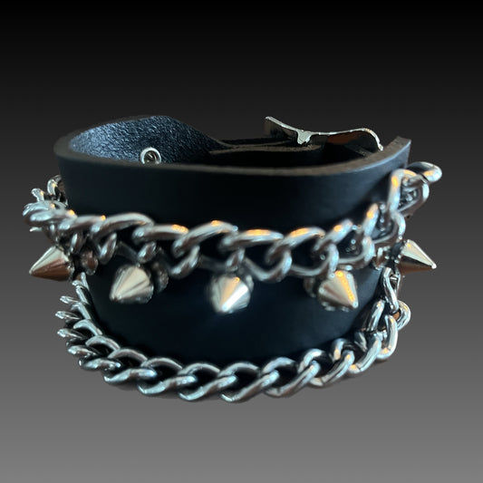 Chain Gang Spiked Cuff