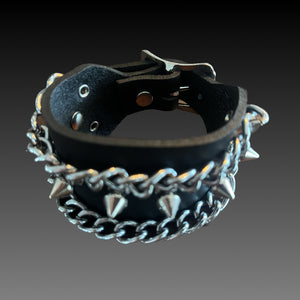 Chain Gang Spiked Cuff