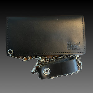Large Leather Chain Wallets