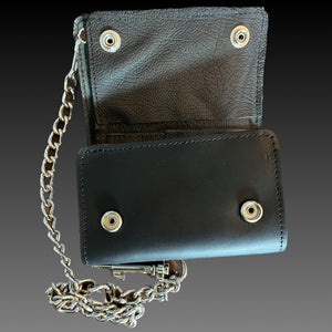 Large Leather Chain Wallets