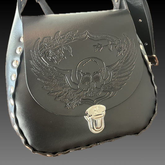 Leather Biker Bag
