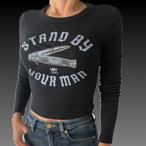 Womens Switchblade Baby Doll Long Sleeve