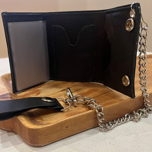 Leather Chain Wallets