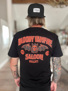 남성용 뱀파이어 살롱 티셔츠